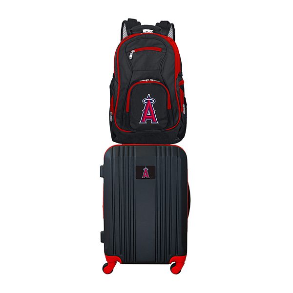 Los Angeles Angels of Anaheim Wheeled Carry-On Luggage & Backpack Set KOHL`S