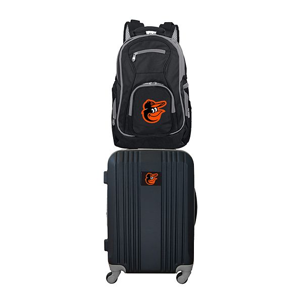 Baltimore Orioles Wheeled Carry-On Luggage & Backpack Set KOHL`S