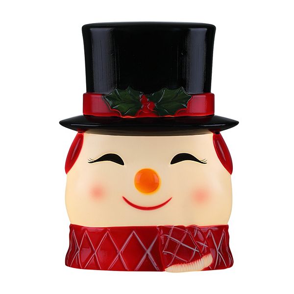 Mr Christmas 12-in. Blow Mold Snowman Lit Tree Topper Mr Christmas