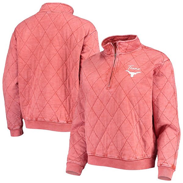 Women's Gameday Couture Texas Orange Texas Longhorns Unstoppable Chic Quilted Quarter-Zip Jacket Gameday Couture