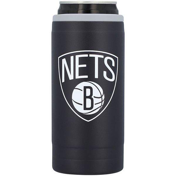 Портативный холодильник Brooklyn Nets с защитой от BPA, 12 унций, нержавеющая сталь Unbranded