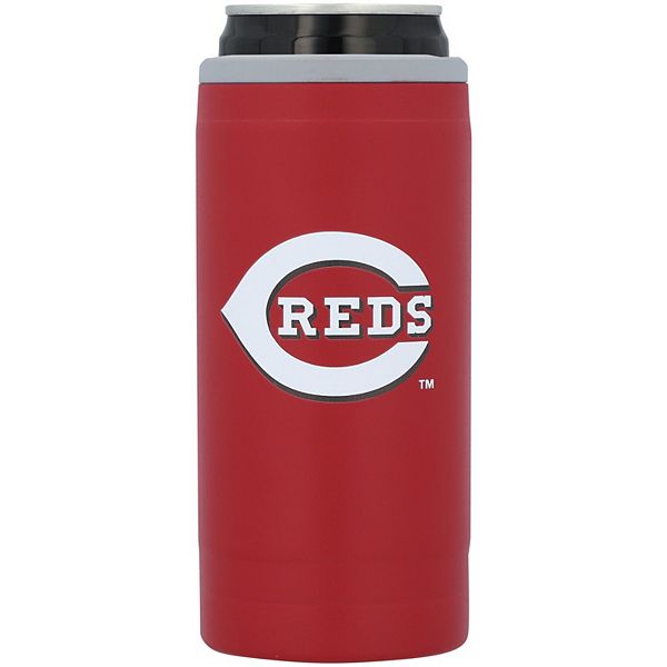 Держатель для напитков Cincinnati Reds 12oz с порошковым покрытием, двойная стенка, нержавеющая сталь Logo Brand