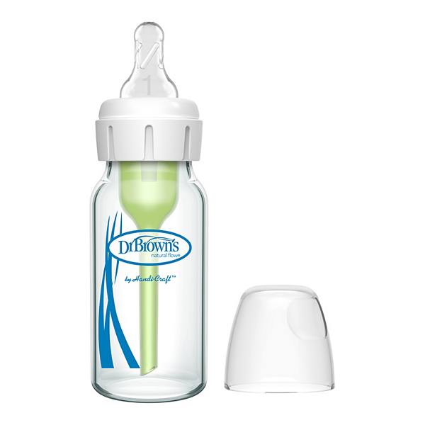 Dr. Brown's Natural Flow® Anti-Colic Options+™ 4-oz. Narrow Glass Baby Bottle Dr. Brown's