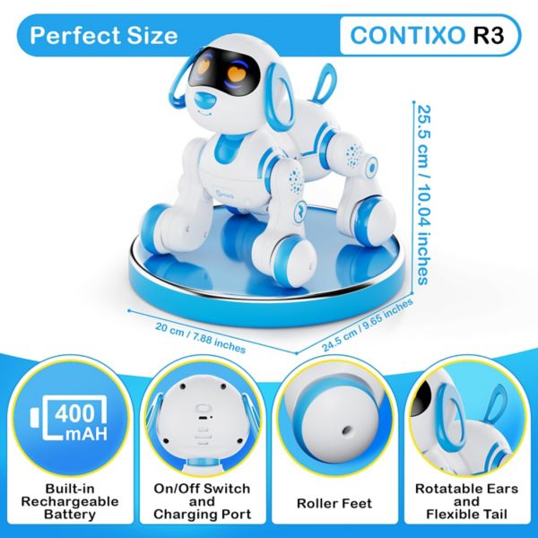 Contixo Smart Voice Recognition -robot Dog R3 Contixo