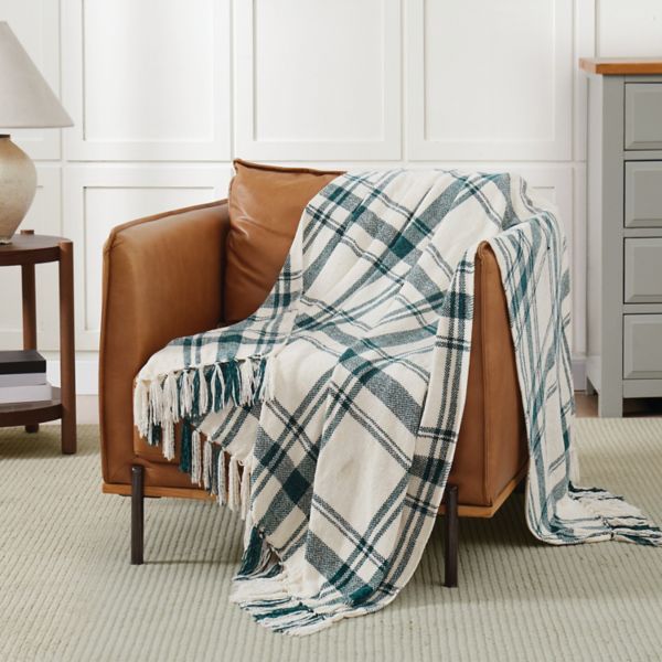 Truly Soft Plaid Chenille Throw Blanket Truly Soft