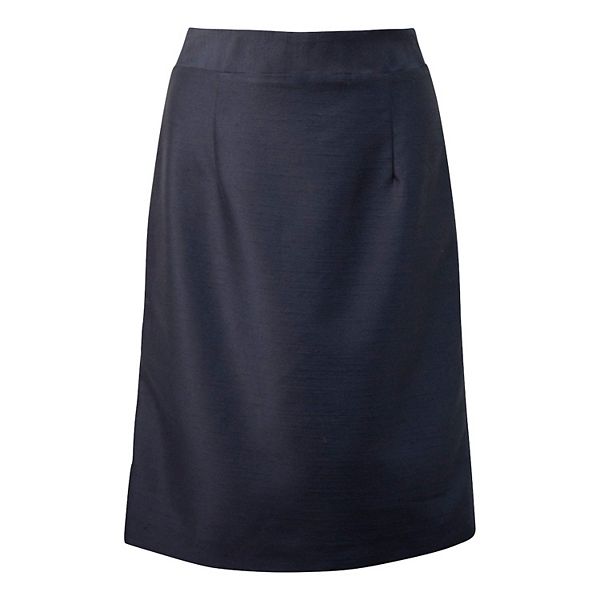 Luxe Straight Mini Skirts In Black Le Reussi