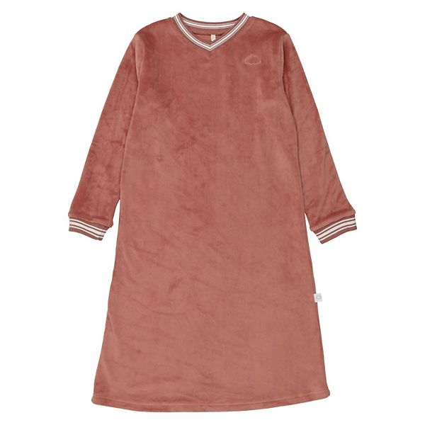 Velour Varsity Nightgown - Little Girls Pouf