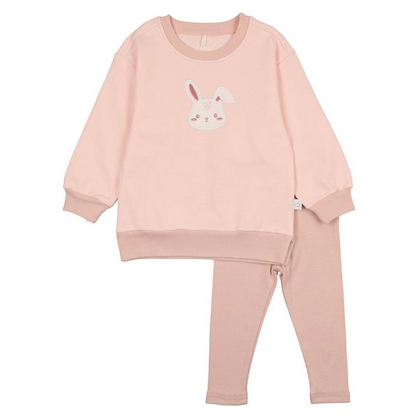 Bunny Sherpa Set - Little Girls Pouf