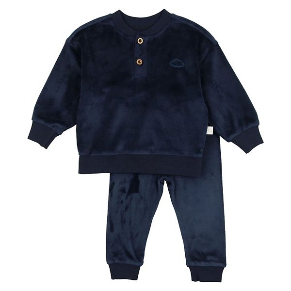 Velour Henley Set - Big Boys Pouf