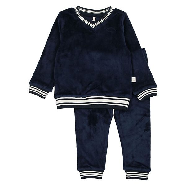 Velour Varsity PJ - Big Boys Pouf