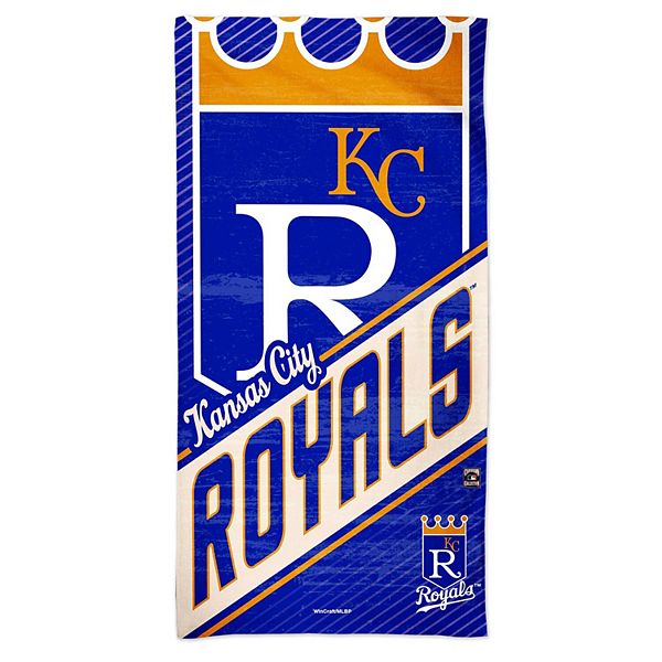 Классическое пляжное полотенце Cooperstown Kansas City Royals 76 см x 152 см Unbranded