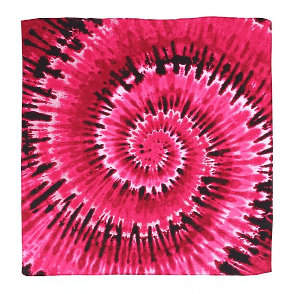 Бандана с уникальным дизайном Tie Dye, 55 x 55 см, 100% хлопок, двухсторонний принт Ctm