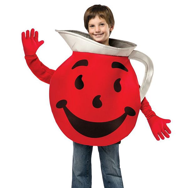 Костюм подростка в образе Kool-Aid Guy с туникой и перчатками, 100% полиэстер, размер 13-16 RIP Costumes