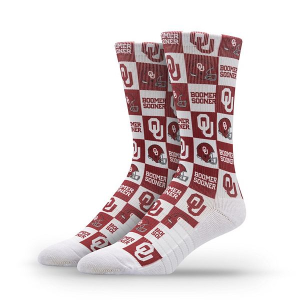 Универсальные носки Strideline Oklahoma Sooners Premium 70-х годов с компрессионной вставкой, размер M/L Strideline