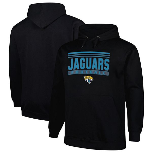 Черное худи Fanatics с логотипом Jacksonville Jaguars для мужчин, большого и высокого размера, из хлопка и полиэстера Fanatics Brands - White Label