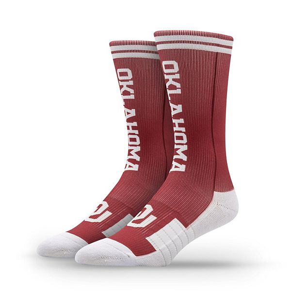 Унисекс носки Strideline Oklahoma Sooners Premium Wordmark с компрессионной поддержкой, размер M/L Strideline