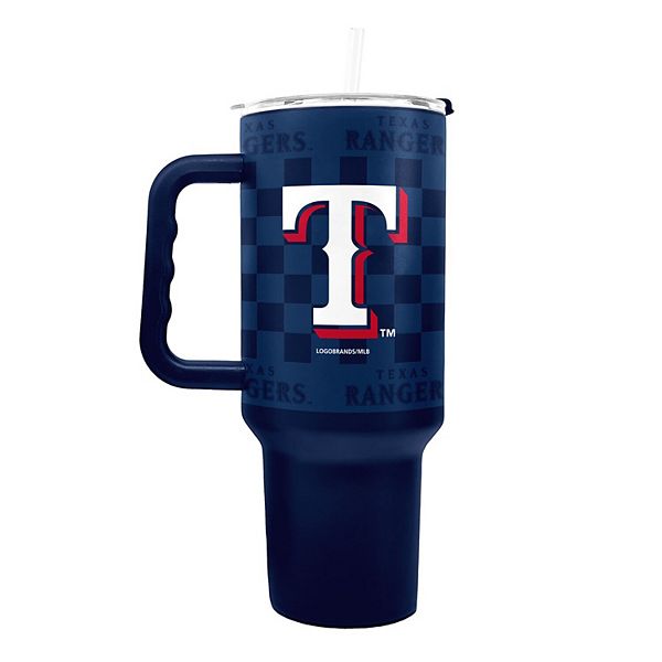 Texas Rangers 40oz. Checkered Stainless Steel Tumbler Logo Brand