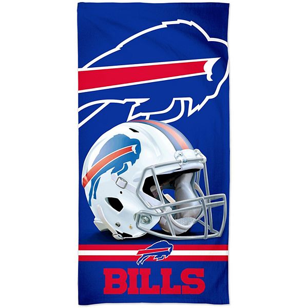 Пляжное полотенце Buffalo Bills Spectra 76x152 см, 100% полиэстер спереди, 100% хлопок сзади Wincraft