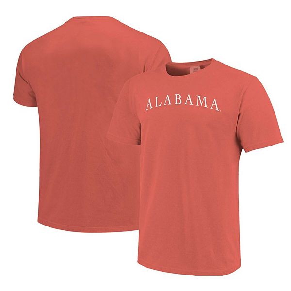 Unisex  Coral Alabama Crimson Tide Comfort Colors Fashion Color Arch T-Shirt Image One