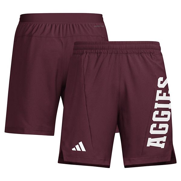 Men's adidas Maroon Texas A&M Aggies Designed for Training AEROREADY Shorts Adidas