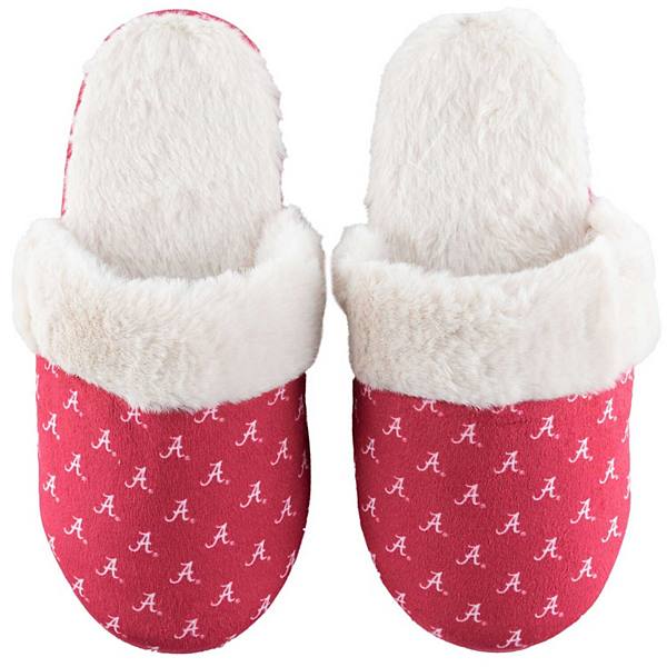 Youth ZooZatz Alabama Crimson Tide Faux Fur Slippers ZooZatz