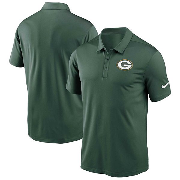 Мужское поло Nike Franchise Performance в зеленом цвете с логотипом Green Bay Packers и технологией Dri-FIT NCAA