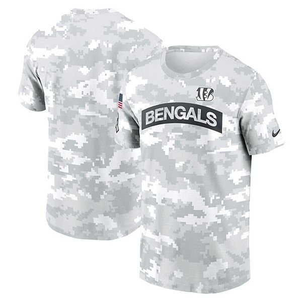 Мужская футболка Nike Cincinnati Bengals 2024 Salute To Service Big & Tall с влагоотводящей технологией Dri-FIT NFL