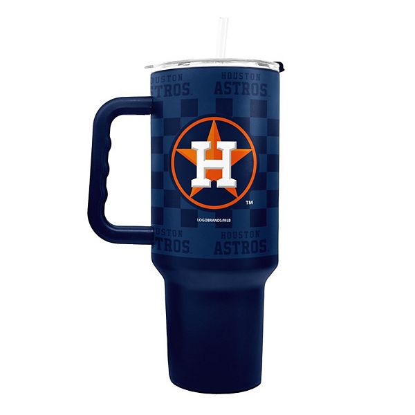 Houston Astros 40oz. Checkered Stainless Steel Tumbler Logo Brand