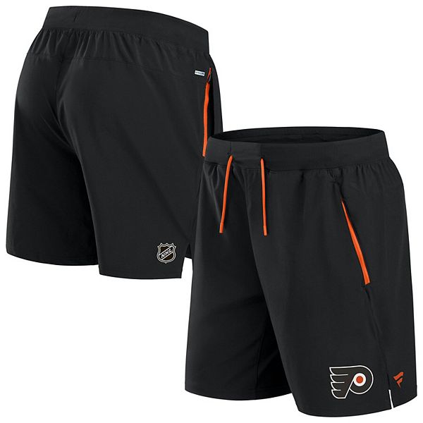 Men's Fanatics  Black Philadelphia Flyers Authentic Pro Rink Performance Shorts Fanatics Brands - White Label