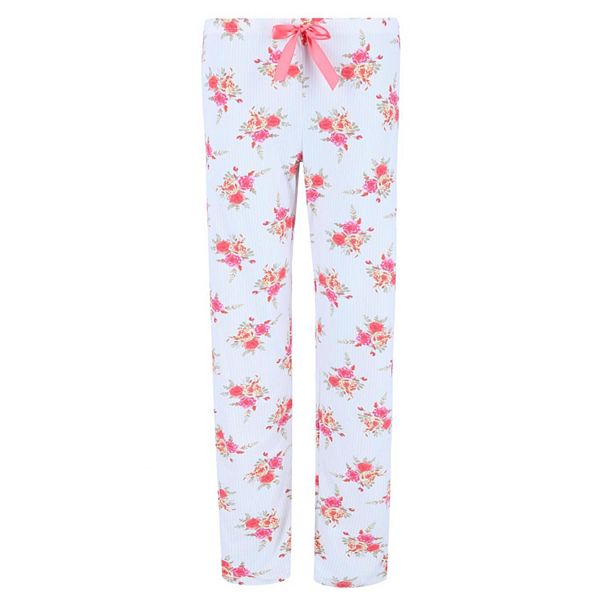 Women's Floral Pajama Pants Elegant Emily