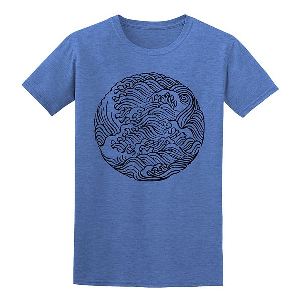 Men's COLAB89 by Threadless Bulo Ha Bun Shu Waves Tee COLAB89 by Threadless