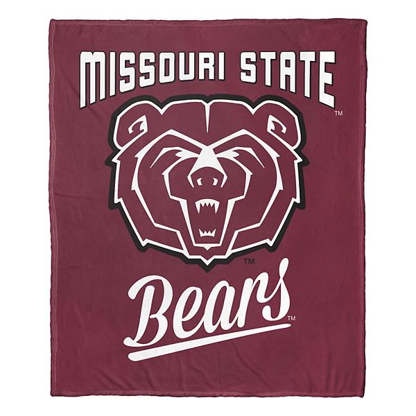 Плед с шелковистым покрытием Missouri State Bears, 127 см х 152 см, теплый и уютный The Northwest