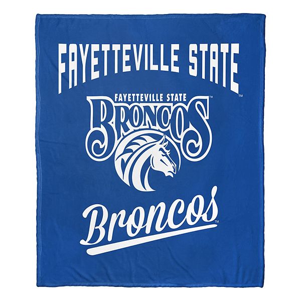 Плед с шелковым покрытием Fayetteville State Broncos, 127х152 см, теплый и мягкий The Northwest