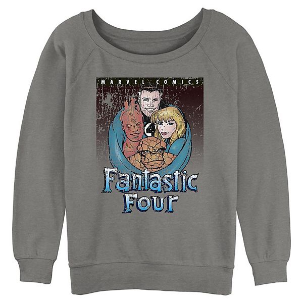 Juniors' Marvel Fantastic Four Big Hug Graphic Pullover Marvel