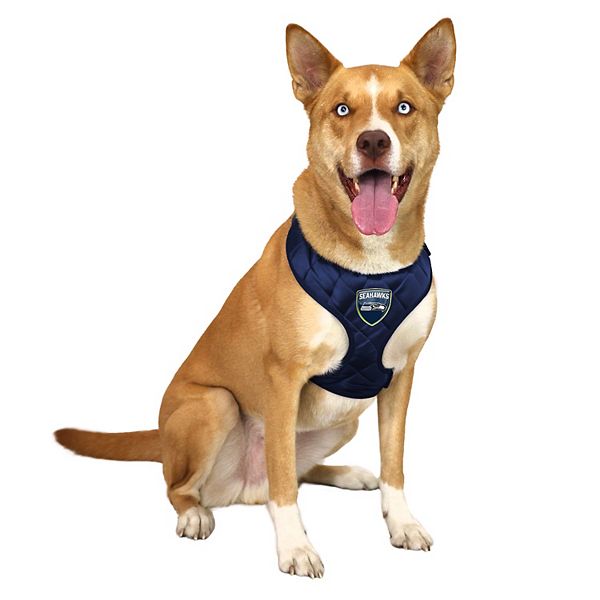 NFL Seattle Seahawks Pet Velvet Harness NFL