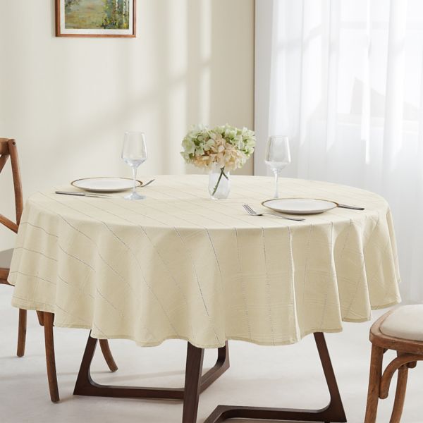 IZOD Chadwick Lurex 70-in. Round Tablecloth Izod