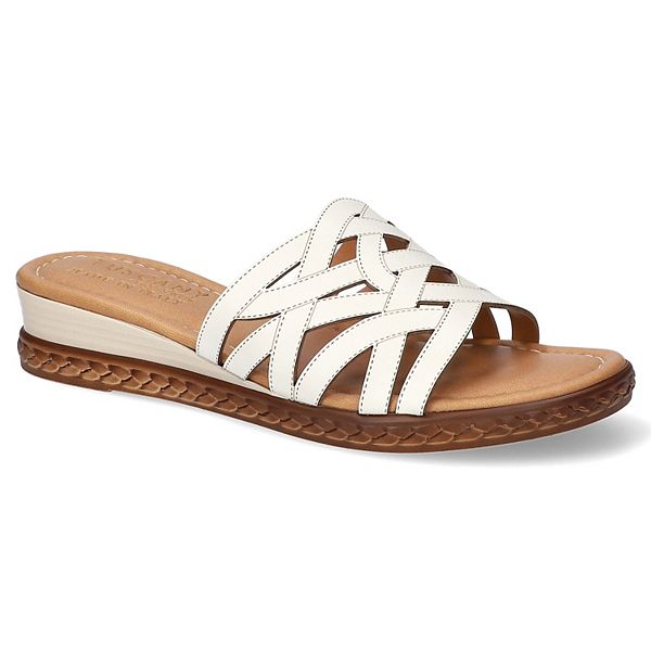 Easy Street Edda Tuscany Women's Wedge Slide Sandals Easy Street