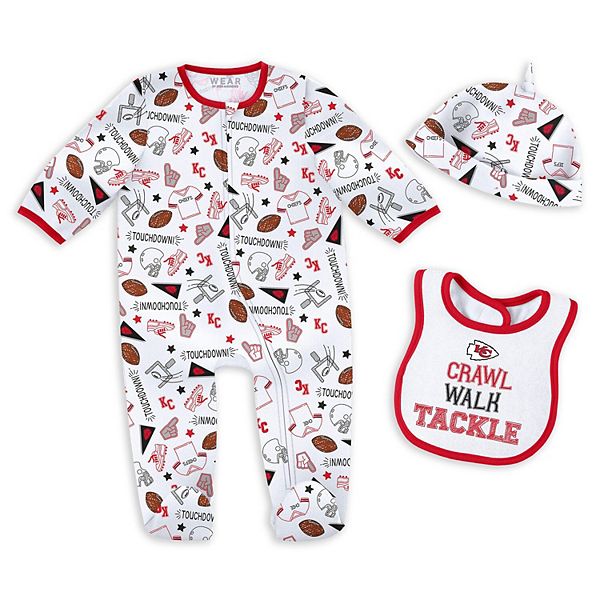 Newborn & Infant WEAR by Erin Andrews Kansas City Chiefs Sleep & Play Set WEAR by Erin Andrews