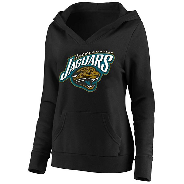 Женское худи Mitchell & Ness с логотипом Jacksonville Jaguars, с капюшоном и V-образным вырезом, 100% хлопок Mitchell & Ness