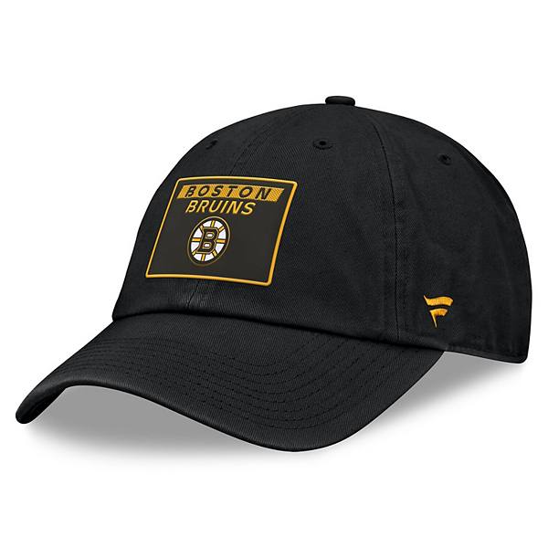 Женская регулируемая шляпа Boston Bruins Authentic Pro Rink, 100% хлопок, с вышитой графикой Fanatics Brands - White Label