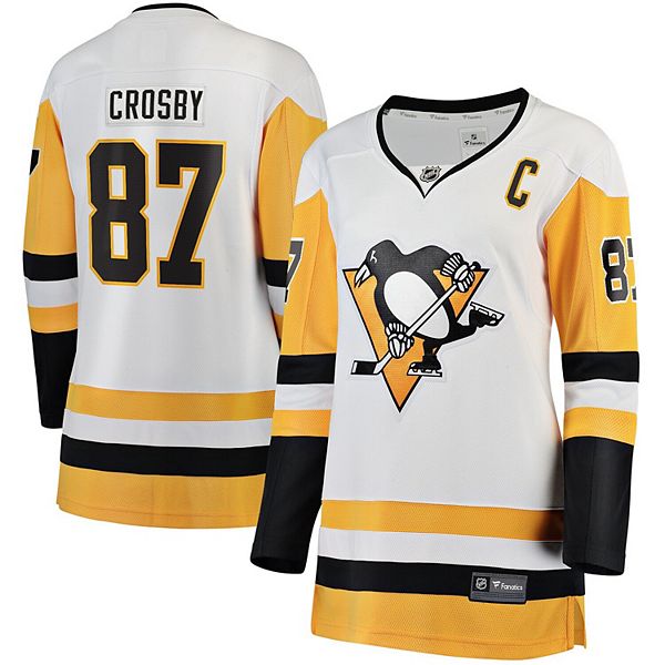 Женский хоккейный свитшот Fanatics с графикой Сидни Кросби, Pittsburgh Penguins, белый Fanatics Brands - White Label