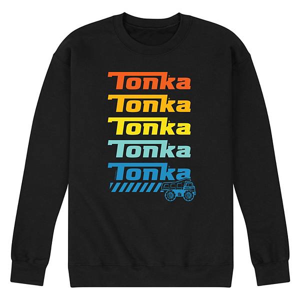 Мужской флисовый свитер Tonka с логотипом, длинными рукавами, из хлопка и полиэстера Tonka