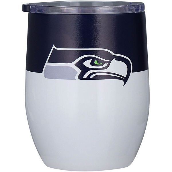 Термостакан Seattle Seahawks, 16oz, из нержавеющей стали, двусторонний, с вакуумной изоляцией Unbranded