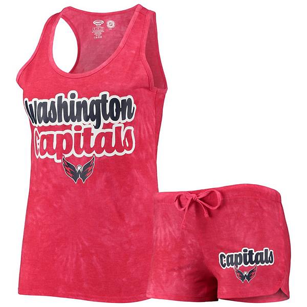 Women's Concepts Sport Red Washington Capitals Billboard Racerback Tank Top & Shorts Set Unbranded