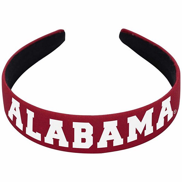 Повязка на голову Alabama Crimson Tide, насыщенного малинового цвета, из мягкого акрила, универсальный размер, с командной графикой ZooZatz