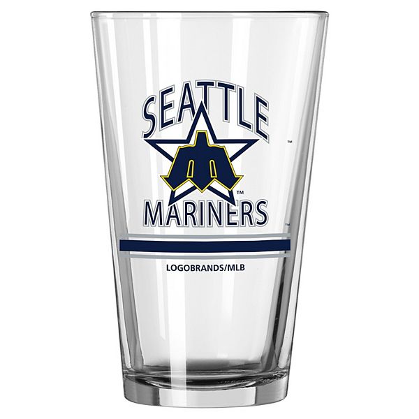 Набор из двух пивных стаканов с графическим принтом Seattle Mariners, объем 473 мл Logo Brand