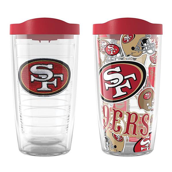 Tervis San Francisco 49ers Two-Pack 16oz. Allover Classic Tumbler Set Vera Bradley x Tervis