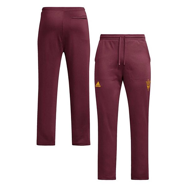 Men's adidas Maroon Arizona State Sun Devils Open Hem AEROREADY Pants Adidas