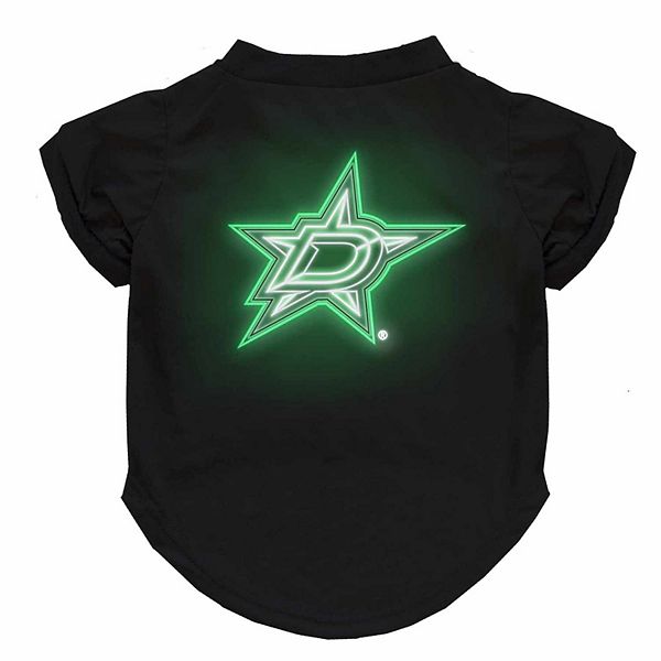 NHL Dallas Stars Neon Pet Tee Shirt NHL