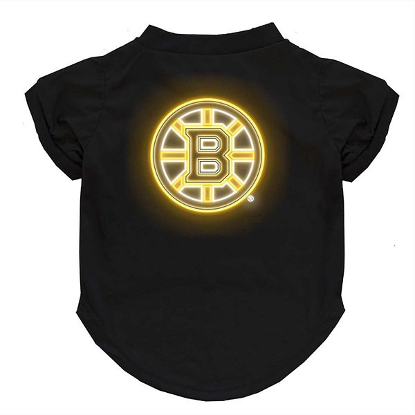 NHL Boston Bruins Neon Pet Tee Shirt NHL